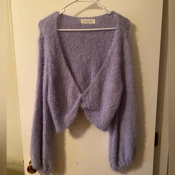 Lilac sweater crop top - Picture 1 of 1